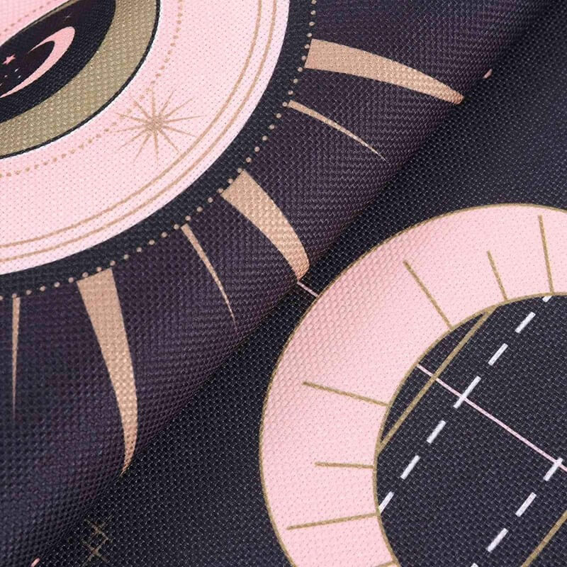 Wall Hanging Tapestries Full Growth Cycle of Moon Nine Phases Cotton Linen Wall Art Astronomy Handmade Decoration for Home Office