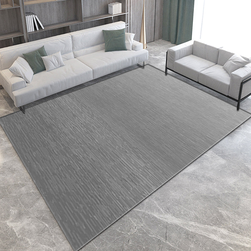 Modern Grey Simple Rugs for Living Room Dining Room Bedroom Hall
