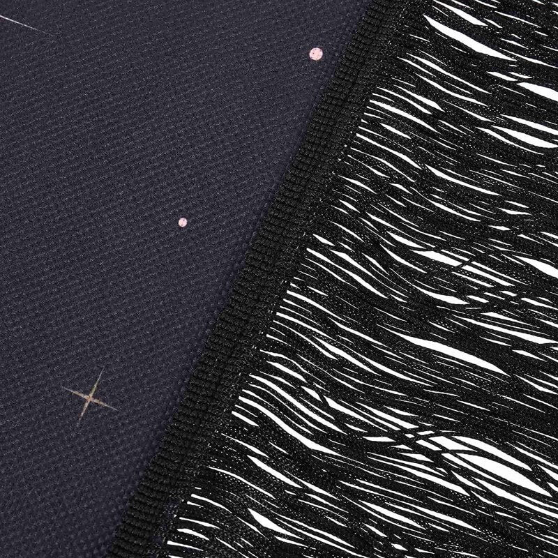 Moon Black Tapestry Psychedelic Wall Hanging Tapestries Tapestry Home Decoration for Bedroom