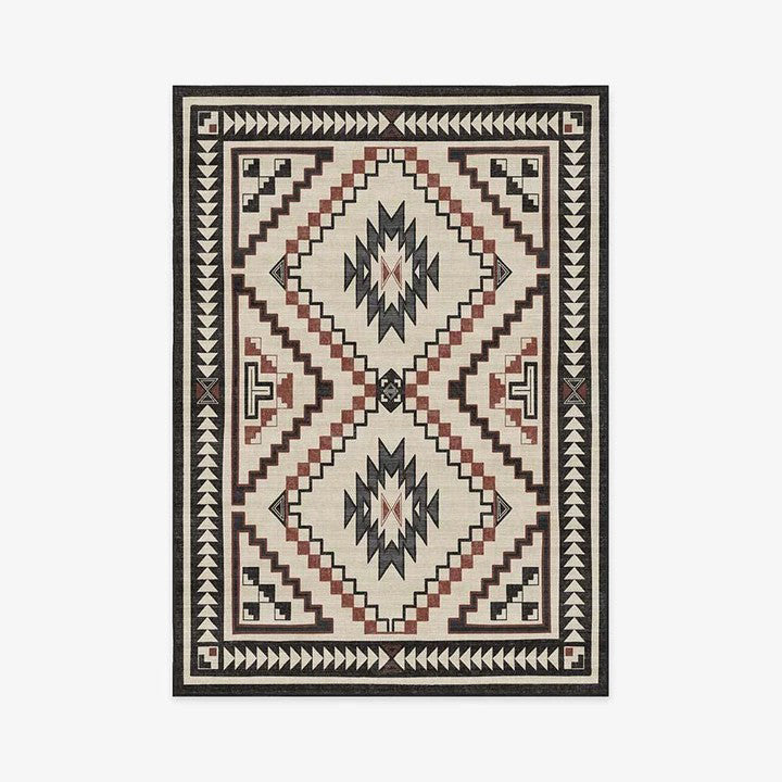 Modern Geometric Rugs Runners for Living Room Bedroom Hall Office Machine Washable