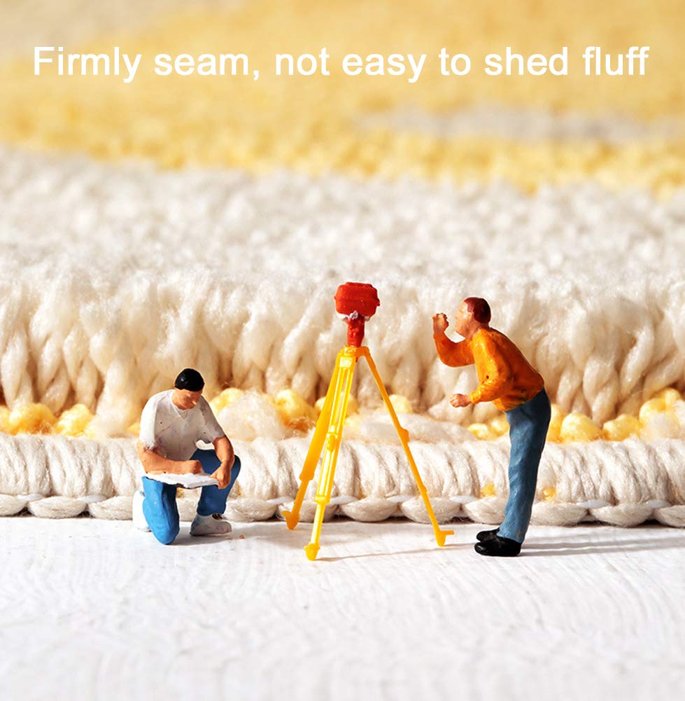 Extra Soft Flocking Bath Mats Absorbent Non-Slip Bathroom Rugs Leaves 05