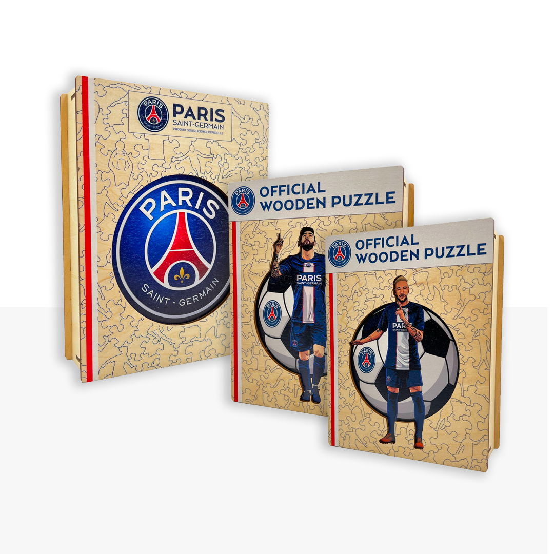 3 PACK PSG FC® Logo + Lionel Messi + Neymar Jr.
