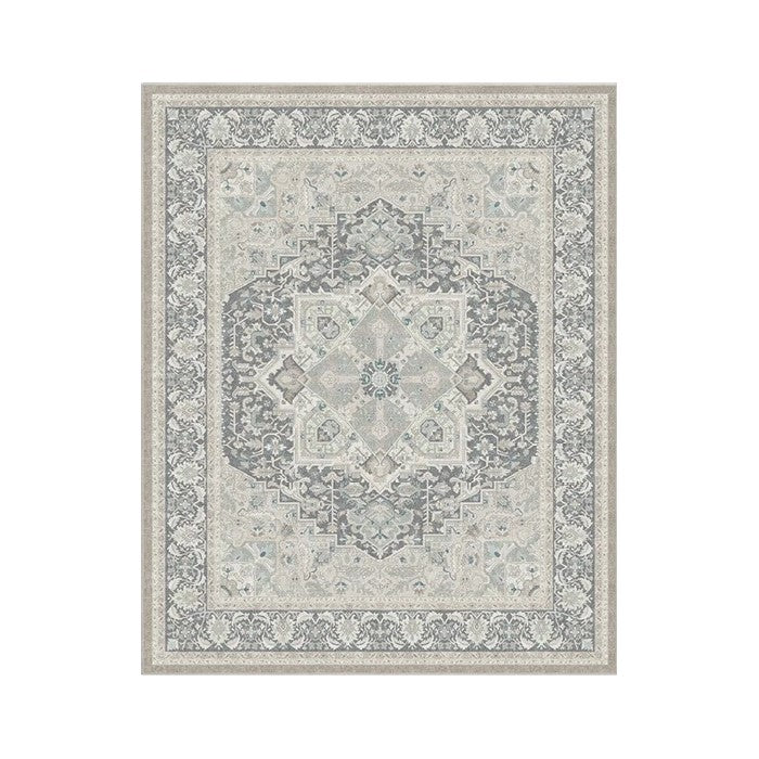 Traditional Classic Style Light Grey Rug Runners for Living Room Bedroom Hall Office