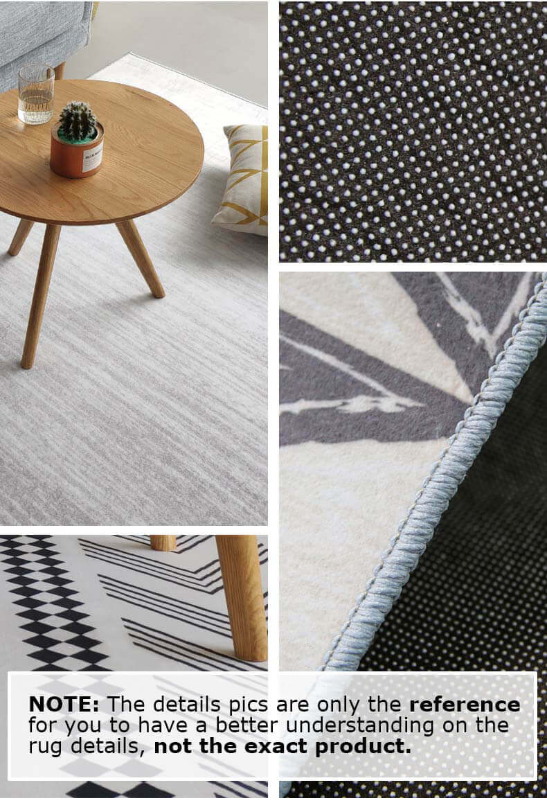 Concise Water Ink Stitching Pattern Modern Carpets For Bedroom Living Room Sofa Rugs 14