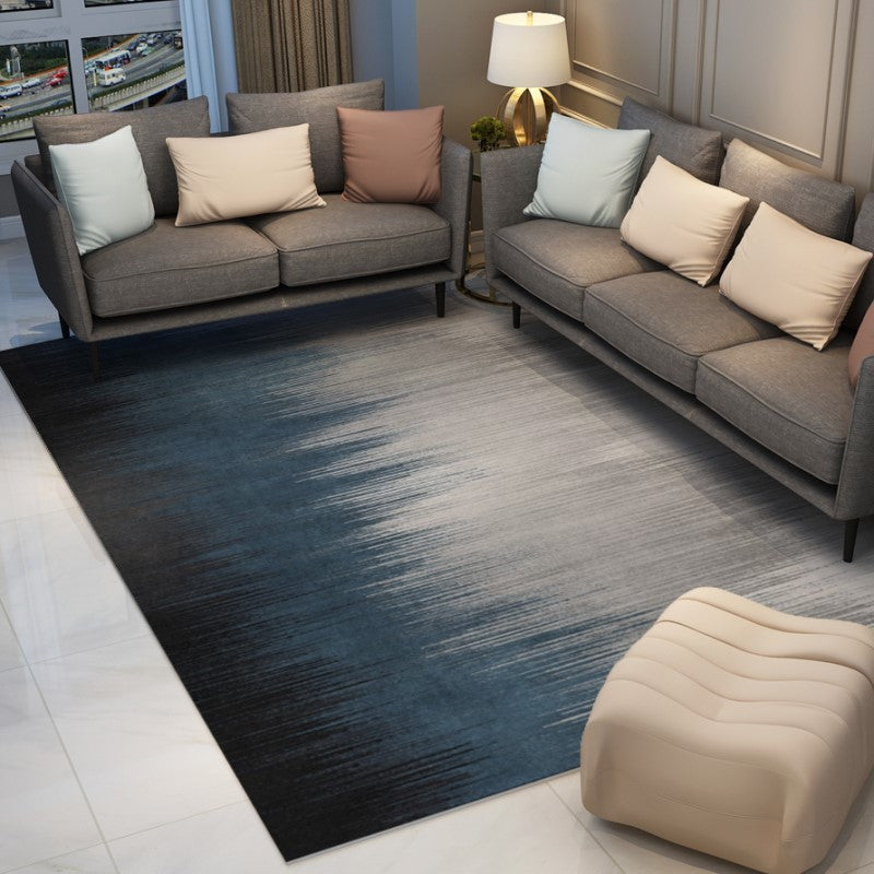 Gradient Modern Geometric Simple Rugs for Living Room Dining Room Bedroom Hall