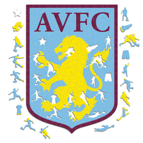 Aston Villa FC® Logo - Official Wooden Puzzle