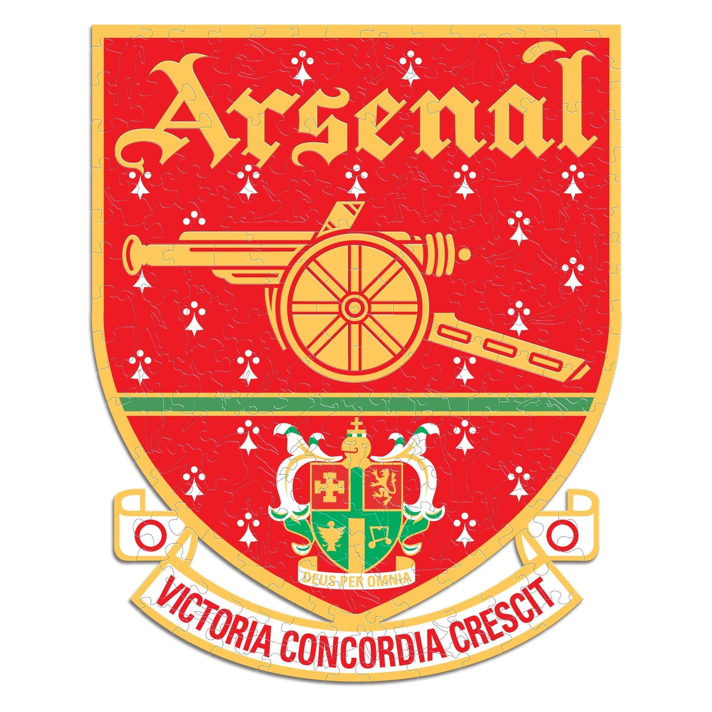 Arsenal FC® Retro Logo - Official Wooden Puzzle