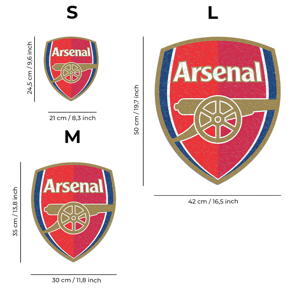 Arsenal FC® Logo - Official Wooden Puzzle