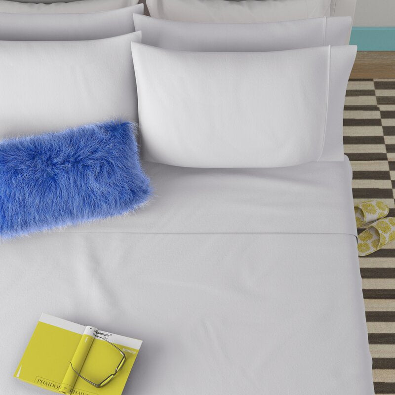 Pure White Cozy Sheet Set