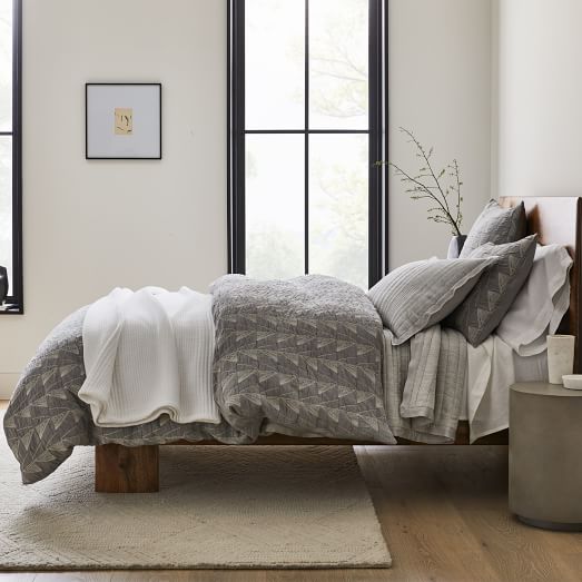 White Ribbed Blanket
