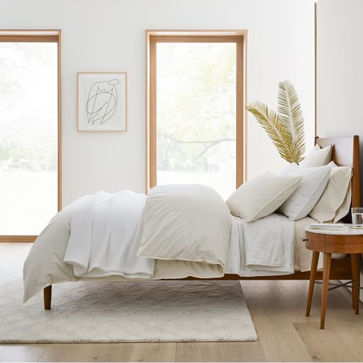 White Ribbed Blanket