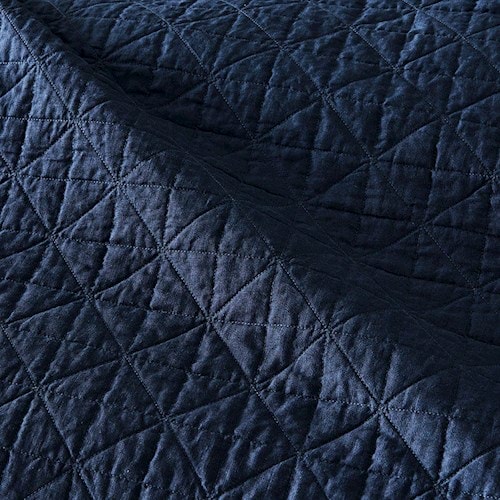 Vintage Washed Linen Old Navy Coverlet