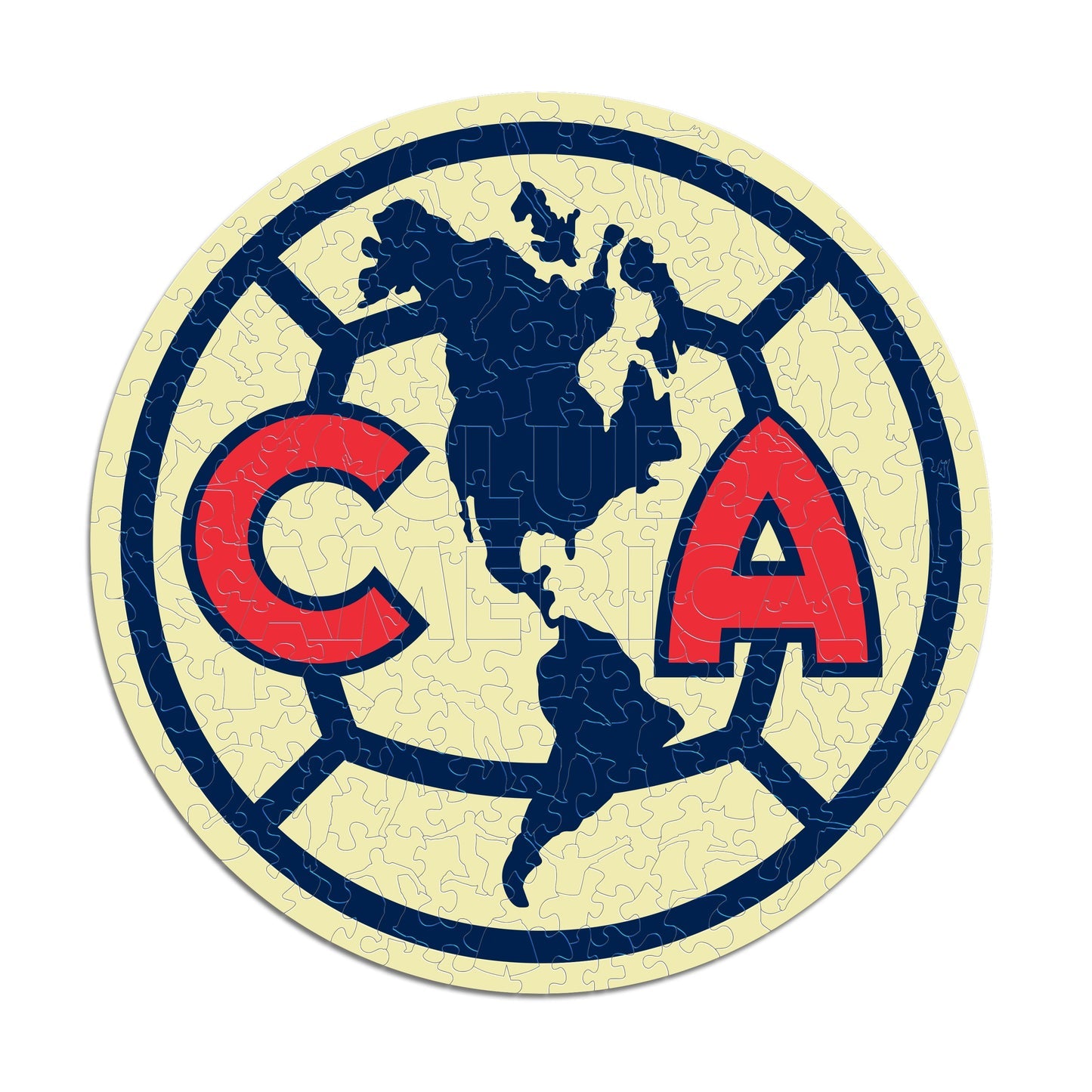 Club América® Logo - Official Wooden Puzzle