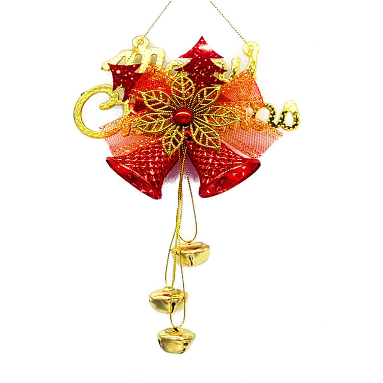 Christmas Decoration with Bow Bells For Festivals and Parties