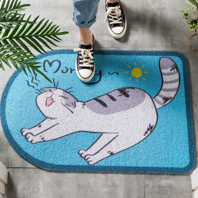 Lovely Pets Sand Dust Scraping Abrasion Resistance Durable Non-slip Mats Cartoon Doormat