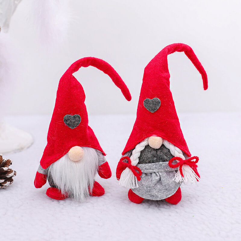 Couple Plush Doll Christmas Decoration Party Doll Ornaments