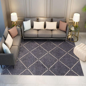 High-quality Geometric Printed Pattern Carpets Area Rugs for Living Room Bedroom Office Hall