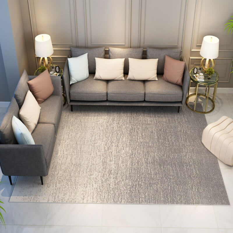 Gradient Gray High-quality Pattern Carpets Area Rugs for Living Room Hall Office