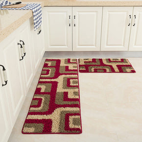 Multi-colored Easy to Clean Pattern Kitchen Mat Water-absorbing and Oil-absorbing Soft Anti-slip Mat