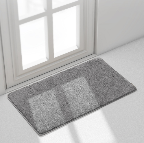 Thick absorbent entry mat outdoor mud scraping foot mat entry door anti-slip mat washable carpet
