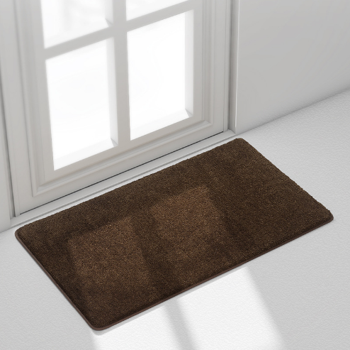 Thick absorbent entry mat outdoor mud scraping foot mat entry door anti-slip mat washable carpet