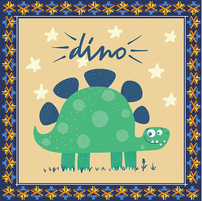Cute Cartoon Dinosaur Children's Indoor Bedside Blanket Living Room Bedroom Study Crawl Mat Carpet Foot Mats