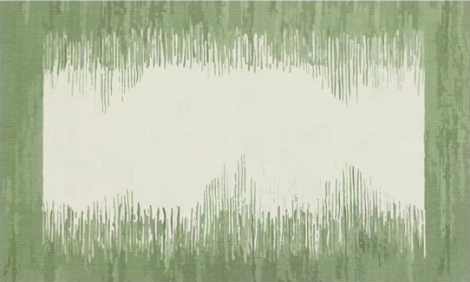 Green Line Simple Pattern Living Room Bedroom Carpets
