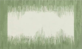 Green Line Simple Pattern Living Room Bedroom Carpets