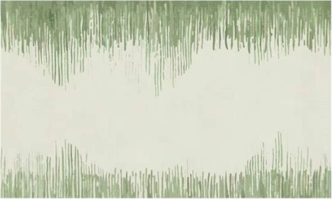 Green Line Simple Pattern Living Room Bedroom Carpets