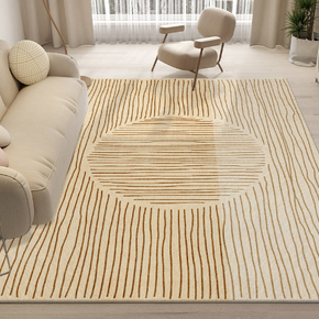 Lovely Simple Pattern Faux Cashmere Rugs For Living Room Bedroom Bedside Rugs Anti-slip Foot Mats