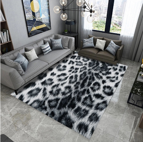 CLeopard-lik Patterns Creative Carpets For Dining Room Bedroom Living Room