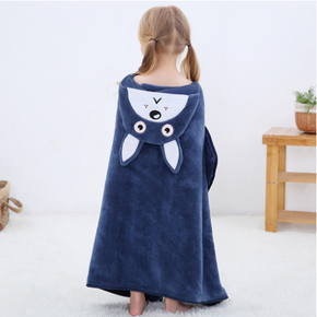 Cute Comfortable Skin-friendly Soft Hooded Bathrobe Baby Children Towels 01