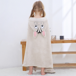 Cute Comfortable Skin-friendly Soft Hooded Bathrobe Baby Children Towels 06