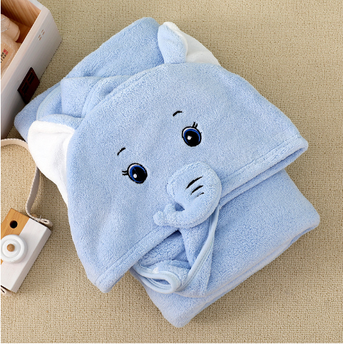 Comfortable Skin-friendly Cosy Bathrobe Beach Baby Children Towels 01