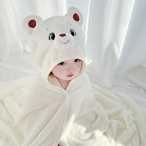 Comfortable Skin-friendly Cosy Bathrobe Beach Baby Children Towels 02