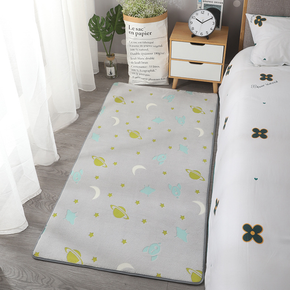 Soft Large Luminous Grey Planet Rugs Carpets for Home Decor or Nursery 03