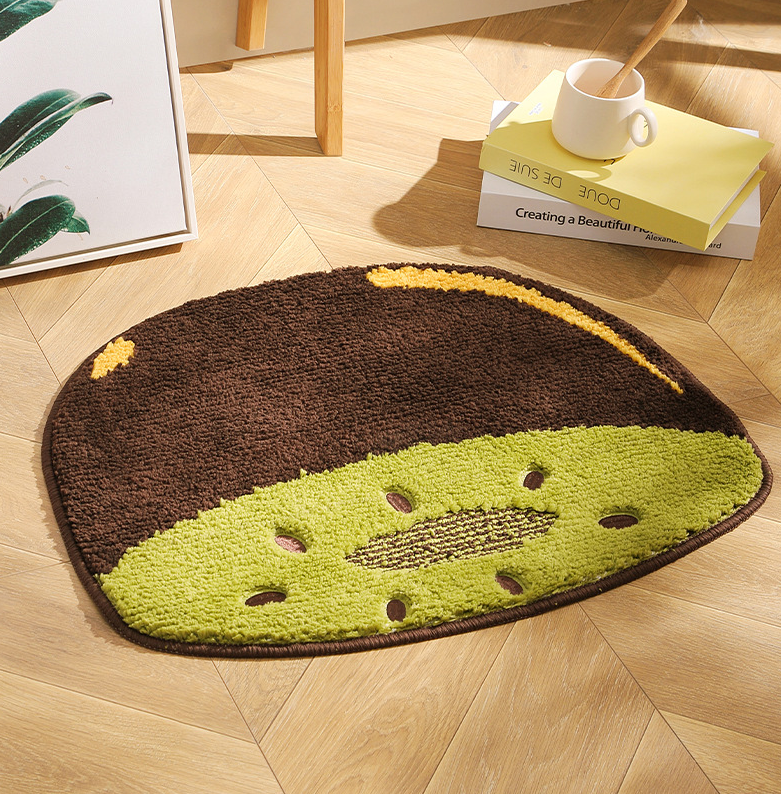 Cute Fruits Extra Soft Bath Mats Absorbent Non-Slip Bathroom Rugs