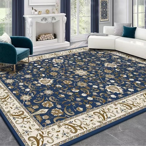 Vintage Floral Soft Area Rugs For Bedroom Living Room Bedside Office 04