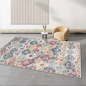 Vintage Floral Soft Area Rugs For Bedroom Living Room Bedside Office 10