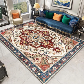 Vintage Floral Soft Area Rugs For Bedroom Living Room Bedside Office 17
