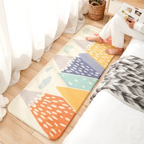 Cute Living Room Shaggy Rug Light Luxury Lambswool Bedroom Sofa Coffee Table Rug Floating Window Mat 19
