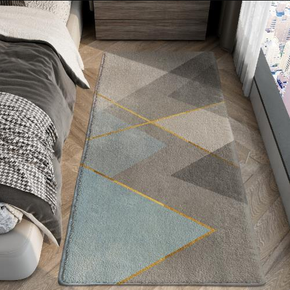 Vintage Minimalist Pattern Living Room Shaggy Rug Light Luxury Lambswool Bedroom Sofa Coffee Table Rug Floating Window Mat 14
