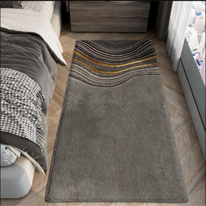 Vintage Minimalist Pattern Living Room Shaggy Rug Light Luxury Lambswool Bedroom Sofa Coffee Table Rug Floating Window Mat 16