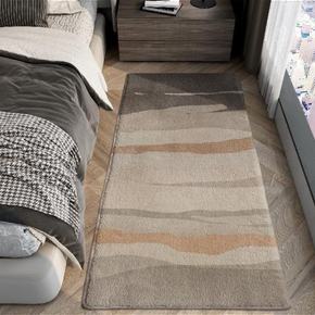 Vintage Minimalist Pattern Living Room Shaggy Rug Light Luxury Lambswool Bedroom Sofa Coffee Table Rug Floating Window Mat 19