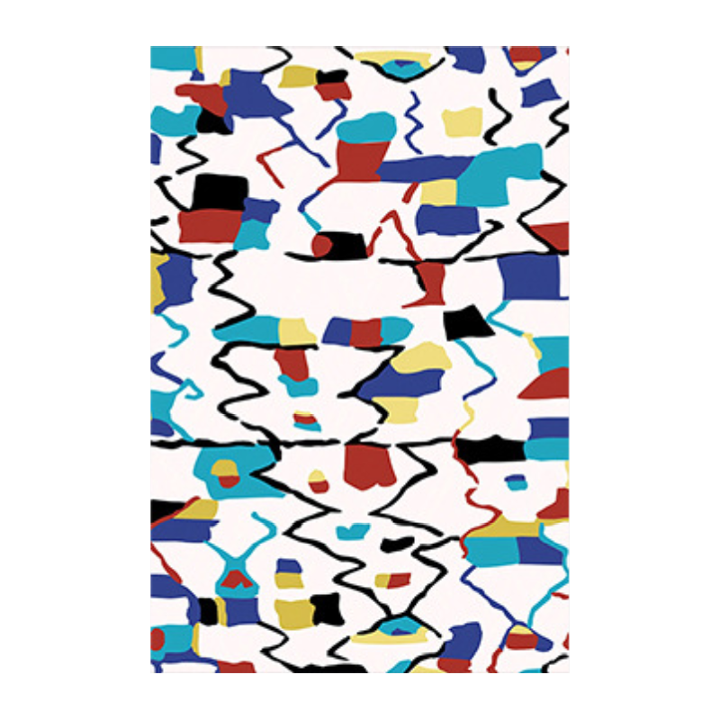 Customizable Colourful Modern Geometric Patterned Anti-slip Sofa Rug Table Rug Living Room Bedroom Area Rugs