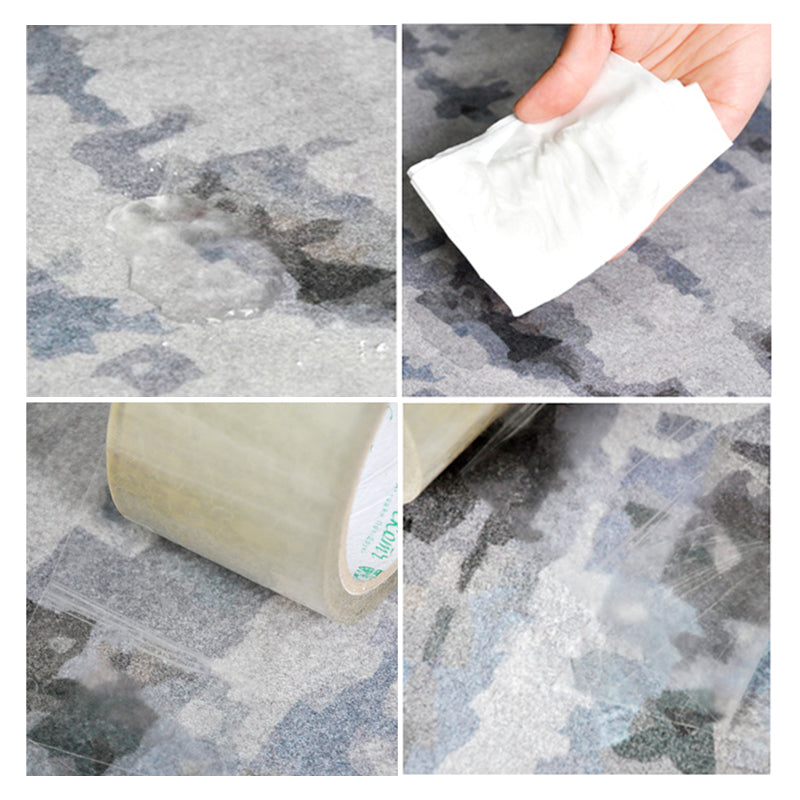Grey Modern Printed Feather Patterned Carpet Living Room Bedroom Office Hall Floor Mat Rugs