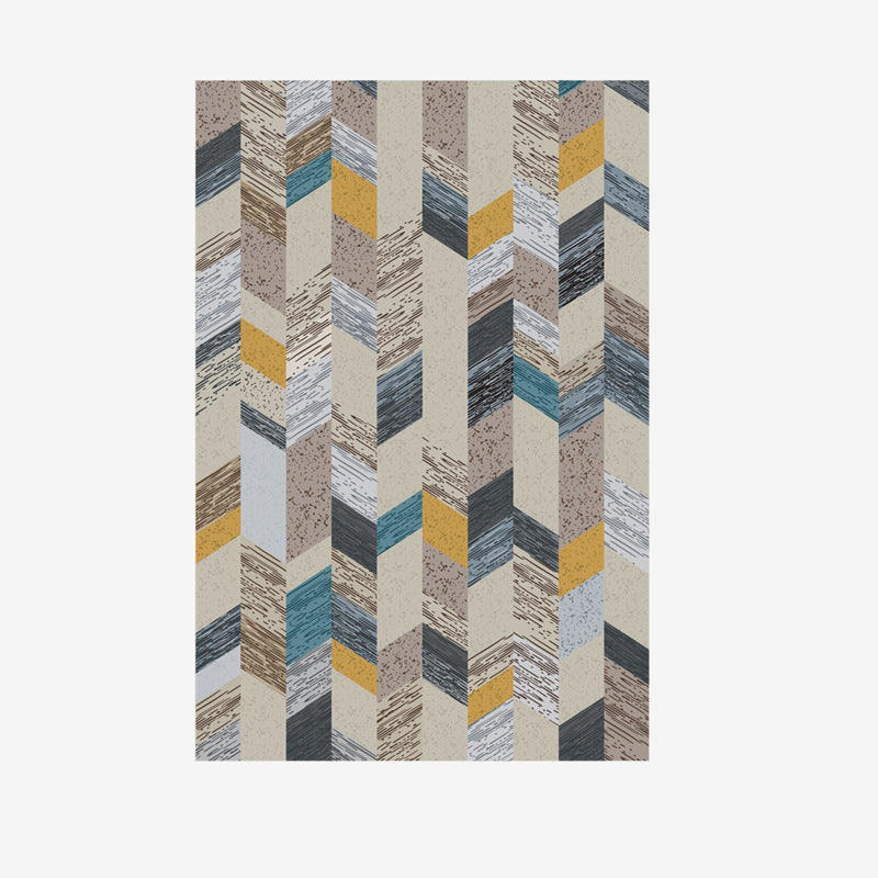 Modern Printed Geometric Pattern Carpet Living Room Bedroom Office Hall Floor Mat Rugs