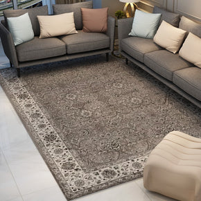 Printed Traditional Shaggy Vintage Patterned Area Rug for Living Room Hall Office Bedroom