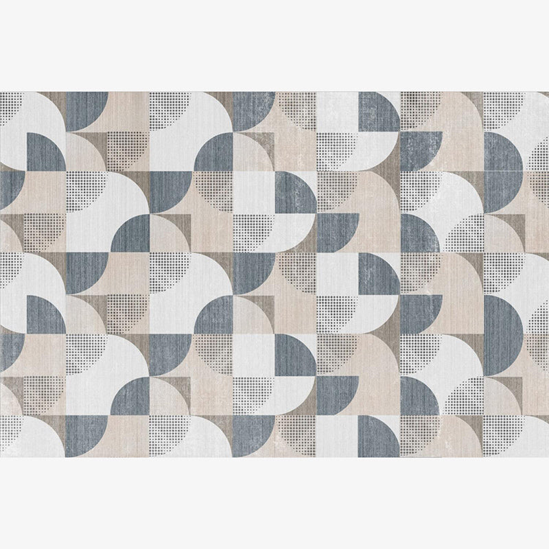 Modern Contemporary Simple Geometric Rugs for Living Room Dining Room Bedroom