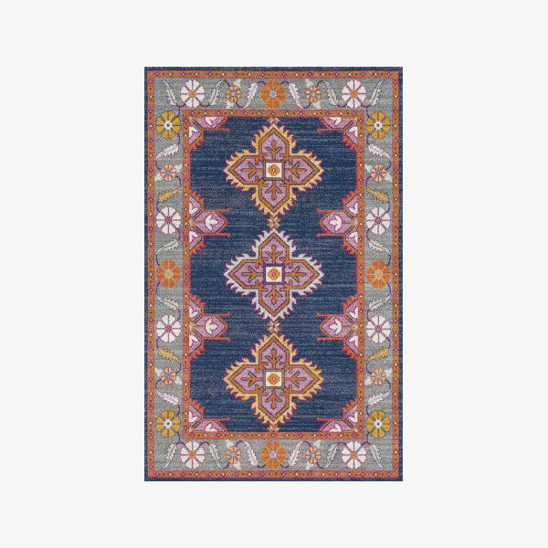 Nice Floral Area Shaggy Rugs for Living Room Dining Room Bedroom Hall